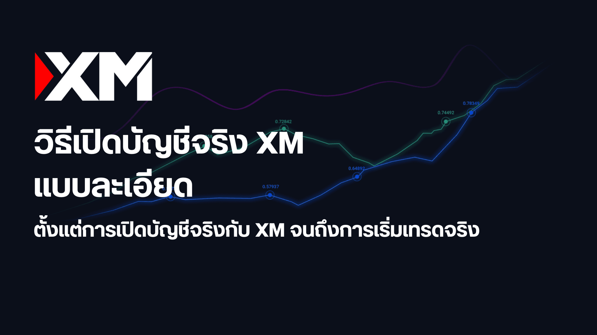 วิธีสมัคร XM และเปิดบัญชีเทรด ฉบับสมบูรณ์ [2025]