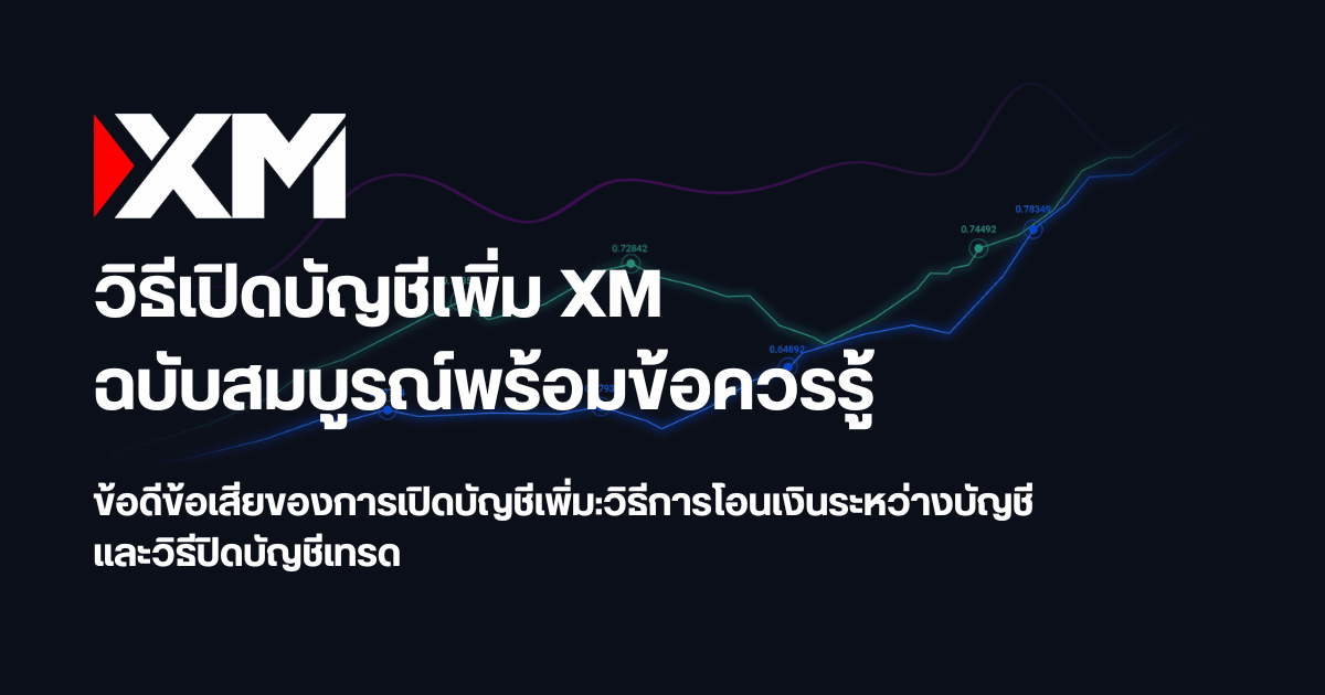 เปิดบัญชีเพิ่ม XM ใน 5 นาที พร้อมประโยชน์และข้อควรระวัง
