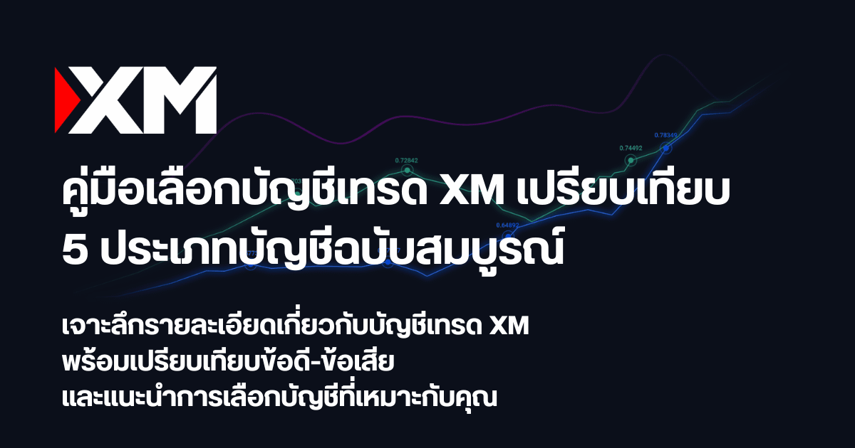 บัญชี XM แบบไหนดี? เปรียบเทียบประเภทบัญชีทั้งหมด 5 แบบ