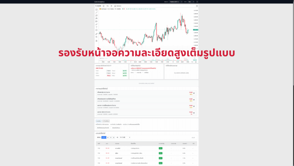 โกลด์แอนาลิติก้า ตัวอย่างการแสดงผลบนจอแสดงผลความละเอียดสูง