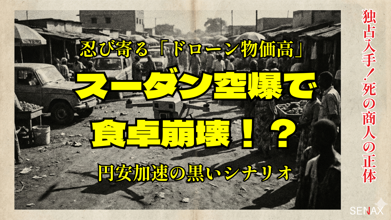 スーダン空爆で食卓崩壊！？