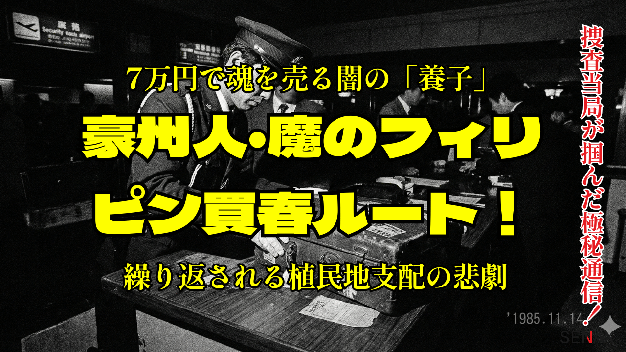 豪州人・魔のフィリピン買春ルート！
