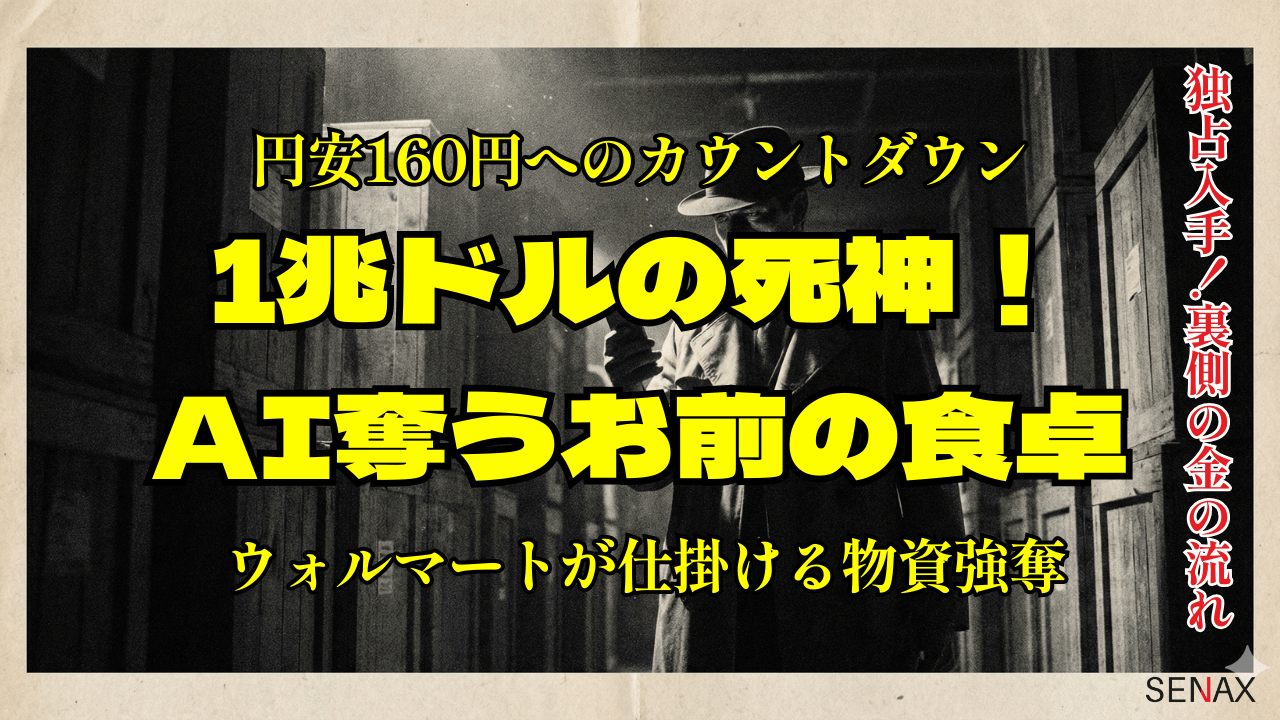 1兆ドルの死神！AIが奪うお前の食卓