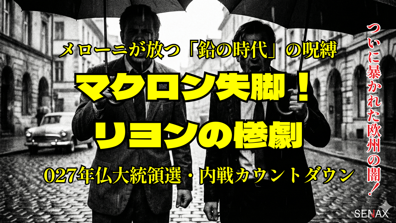 フランス、マクロン失脚！？リヨンの惨劇と赤い亡霊