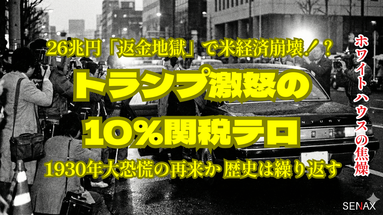 高裁の断罪！トランプ激怒の10％関税テロ