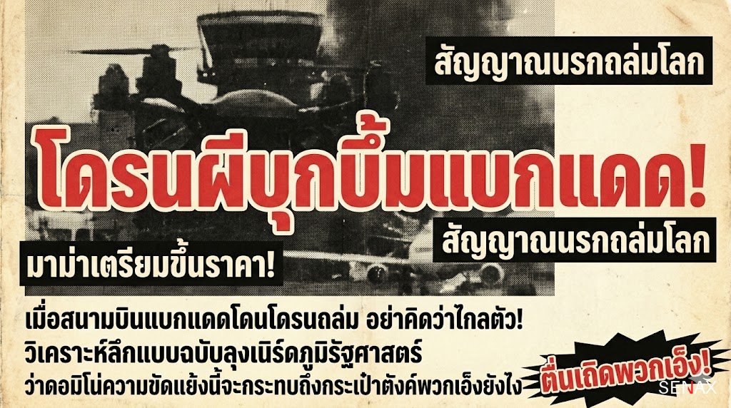 【ช็อก! โดรนผีสิงถล่มแบกแดด】 สัญญาณนรกระลอกใหม่ ตะวันออกกลางจ่อระเบิดสะท้านโลก!