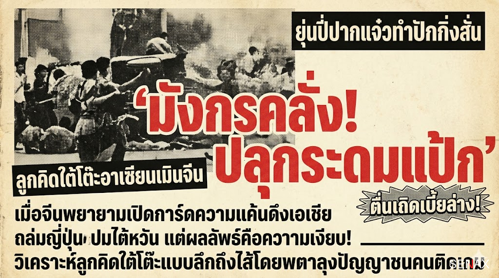 【มังกรเหวอ!】 ชวนเพื่อนรุมสกรัมยุ่นแต่แป้ก ปมไต้หวันพ่นพิษทำอาเซียนกุมขมับ