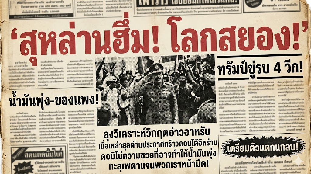 【โลกแตก!】แก๊งสุลต่านฮึ่มสวนกลับอิหร่าน! ทรัมป์เปิดฉากวอร์ 4 สัปดาห์?