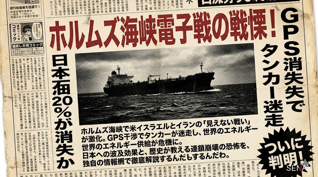 【ホルムズ海峡炎上】電子戦の罠！GPS消失で日本経済も“詰み”確定！？