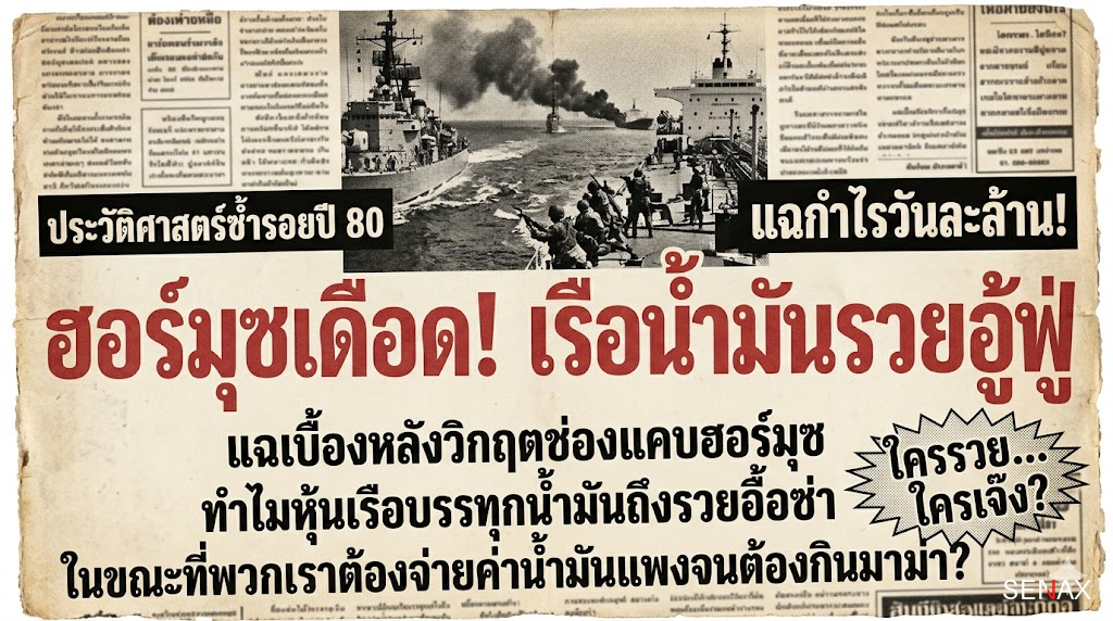 【นรกฮอร์มุซ!】หุ้นเรือน้ำมันพุ่งกระฉูด ยามสงครามคือตู้สล็อตของเศรษฐี!