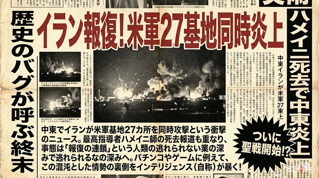 【第6波報復】イラン猛攻！米軍基地27カ所炎上の裏に「歴史のバグ」を見た！