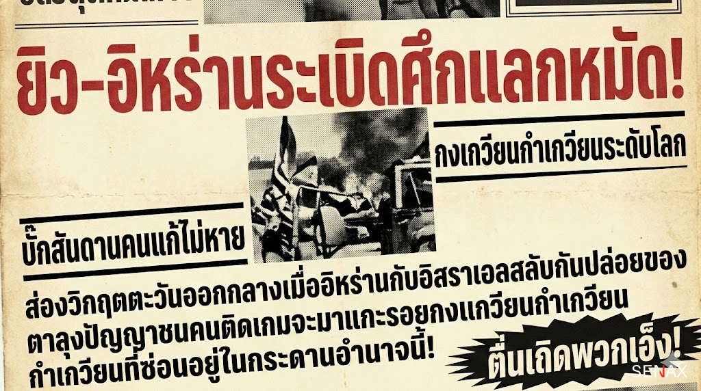 【ช็อกโลก!】อิหร่าน-ยิวเปิดศึกแลกหมัด สัญญาณสงครามล้างแค้นไม่สิ้นสุด!