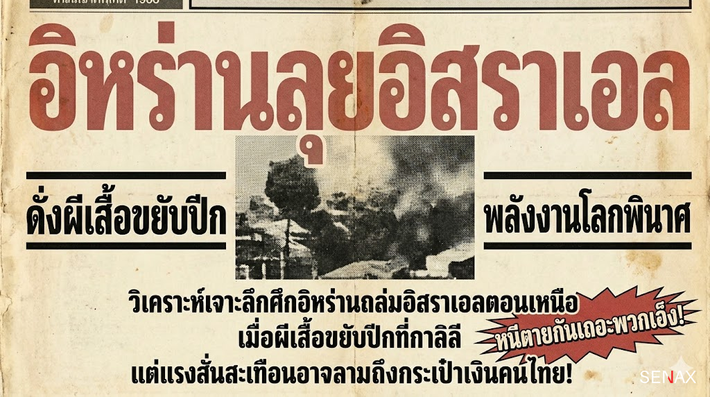 【นรกแตก!】อิหร่านสอยอิสราเอลเหนือ ตะวันออกกลางไฟลุก พลังงานโลกเตรียมวินาศ!