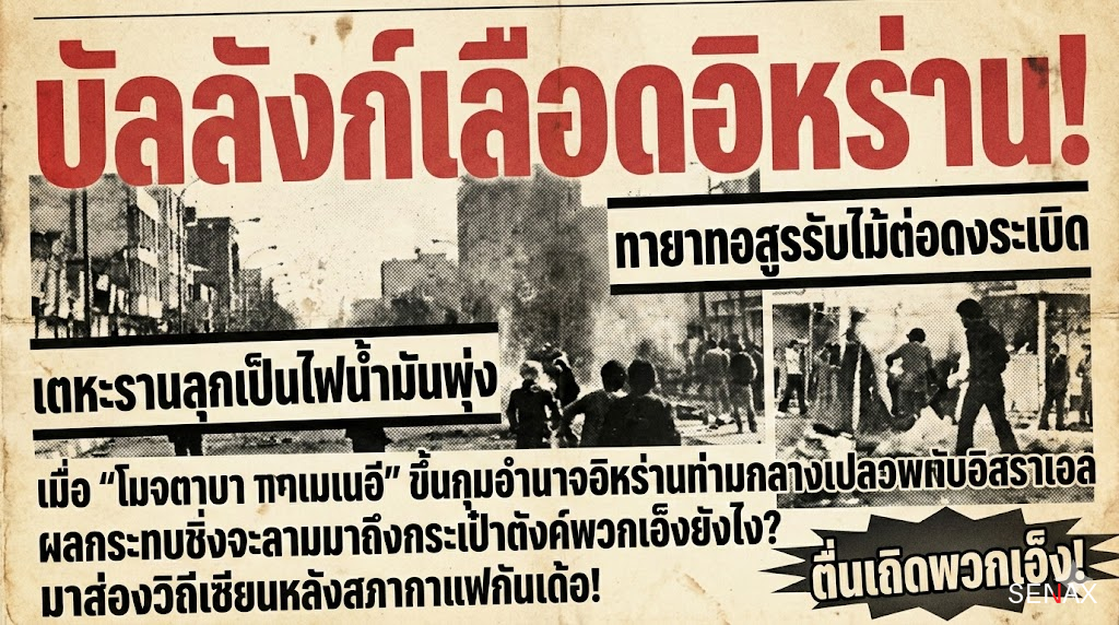 【อิหร่านเดือด!】ตั้ง "ลูกเสือ" คุมบัลลังก์เหล็ก ท่ามกลางดงระเบิดยิว!