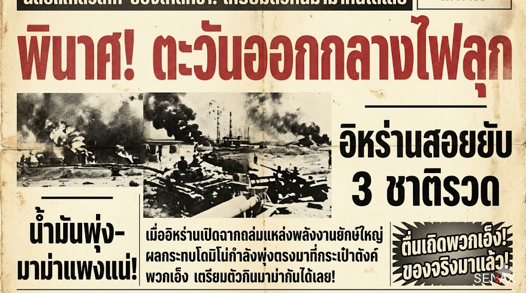 【ช็อกโลก!】สงครามน้ำมันระเบิด! ตะวันออกกลางไฟลุก พินาศทลายคาบสมุทร!