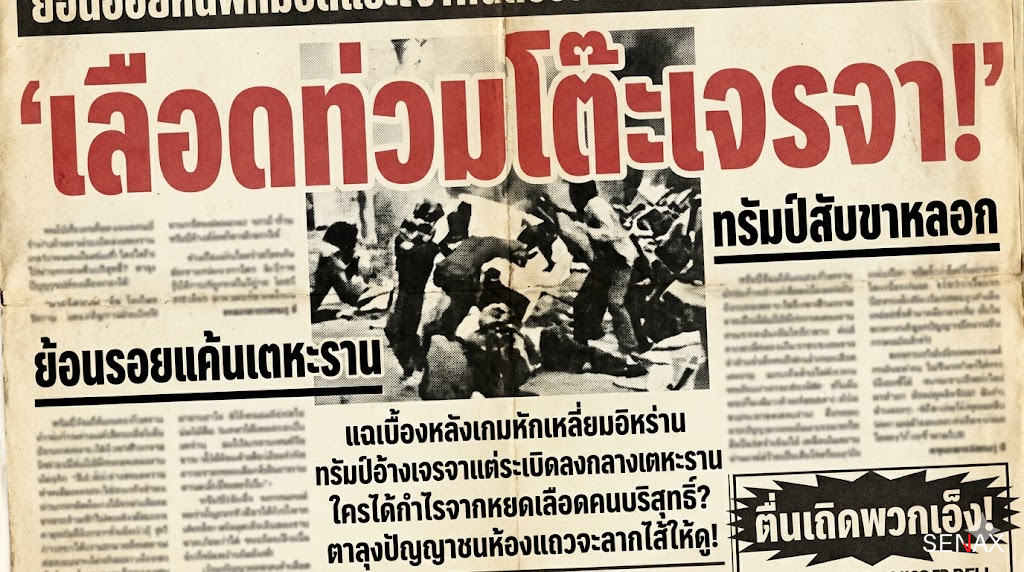 【ฉาวโฉ่!】ทรัมป์ปั่นประสาทอิหร่าน เลือดท่วมเตหะรานแต่ปากบอกคุยกัน!