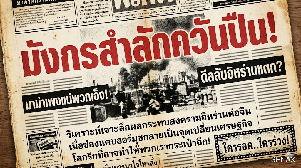 【ช็อกโลก!】มังกรสำลักควันปืน! อิหร่านระเบิดศึกสะเทือนบัลลังก์จีน หวยงวดนี้ใครจ่าย?