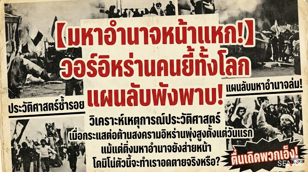 【มหาอำนาจหน้าแหก!】วอร์อิหร่านคนยี้ทั้งโลก แผนลับพังพาบ!