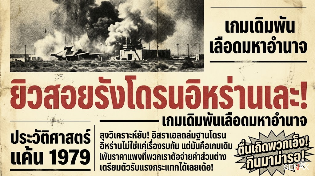 【ยิวถล่มรังโดรนอิหร่าน!】 เดิมพันเลือดกระดานโลก หรือจะจบที่มาม่าสิ้นเดือน?
