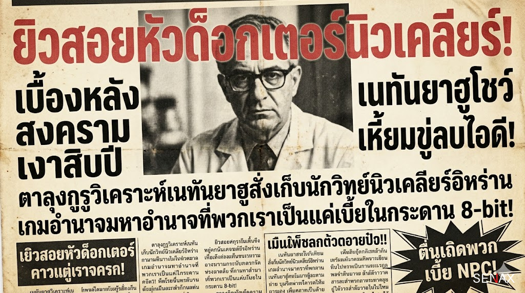 【ยิวสอยหัวด็อกเตอร์!】เนทันยาฮูโชว์เหนือเด็ดหัวนักวิทย์อิหร่าน ขู่ล้างบางนิวเคลียร์!