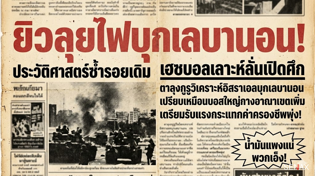 【ช็อกโลก! ยิวบุกเลบานอน】เฮซบอลเลาะห์ลั่นรบแตกหัก ดักตบรถถังคาพรมแดน!