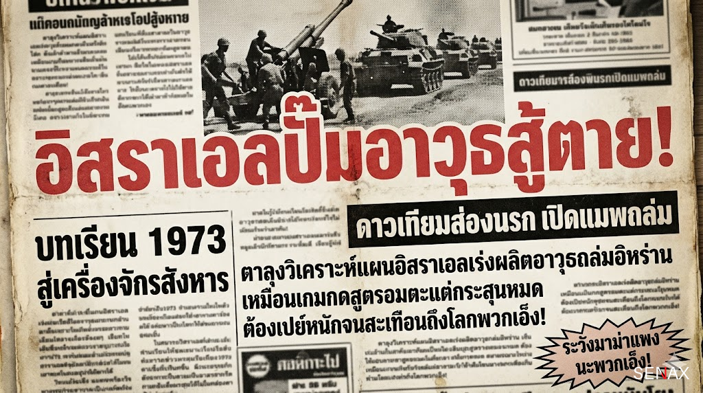 【ช็อกโลก! อิสราเอลเร่งปั๊มของเล่นฆ่าคน เตรียมศึกนองเลือดลามทั้งระบบ!】