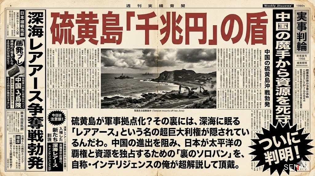 太平洋の「激アツ台」確保！硫黄島要塞化の裏に眠る千兆円の利権