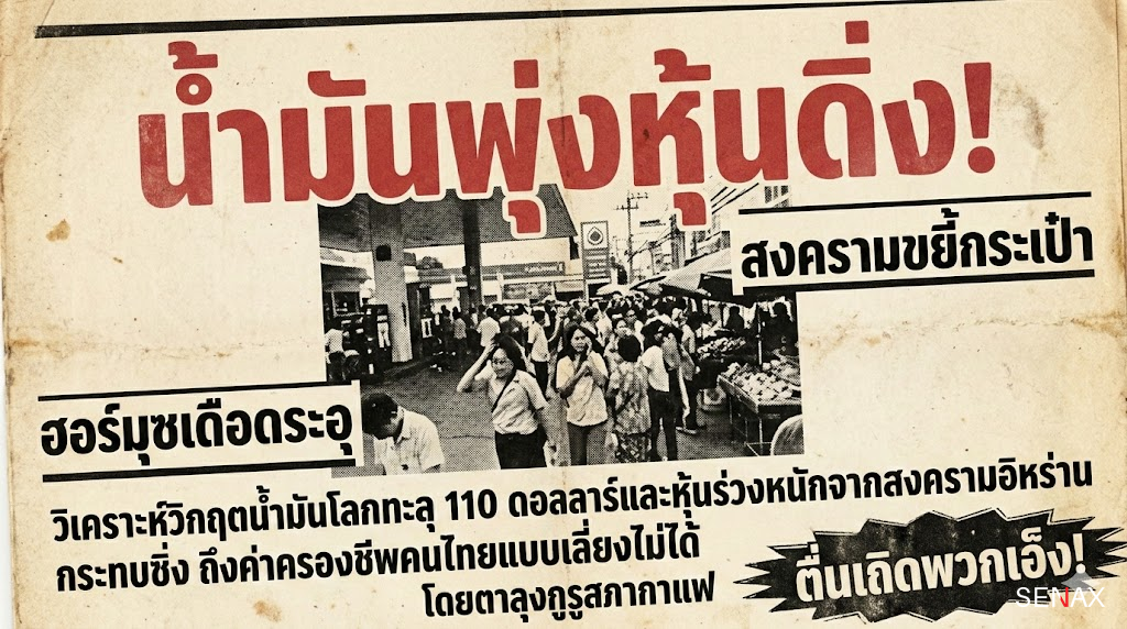 【นรกแตก!】น้ำมันพุ่งหุ้นดิ่งระนาว สงครามอิหร่านพ่นพิษเผาเงินในกระเป๋าพวกเอ็ง!