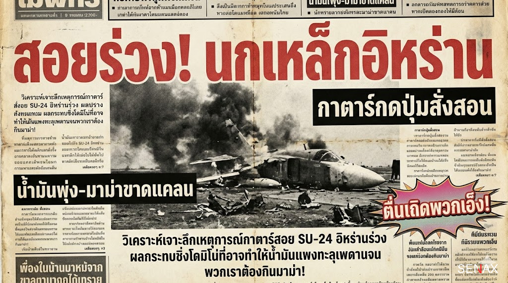 【ช็อกโลก!】กาตาร์สอยนกเหล็กอิหร่านร่วง ระเบิดเวลาตะวันออกกลางปะทุแล้ว!