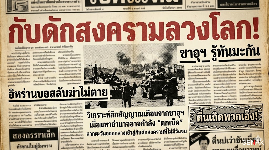 【แผนซ้อนแผน!】ซาอุฯ ตาสว่าง! กลัวมะกัน-ยิว หลอกแดกแล้วทิ้งกลางศึกอิหร่าน