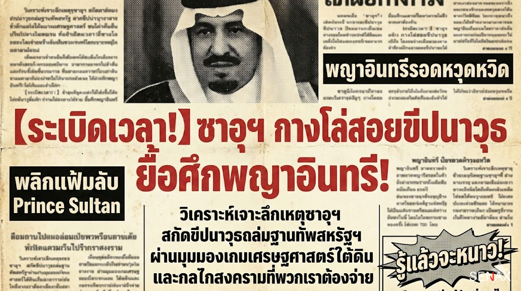 【ระเบิดเวลา!】ซาอุฯ กางโล่สอยขีปนาวุธ ยื้อศึกพญาอินทรี!