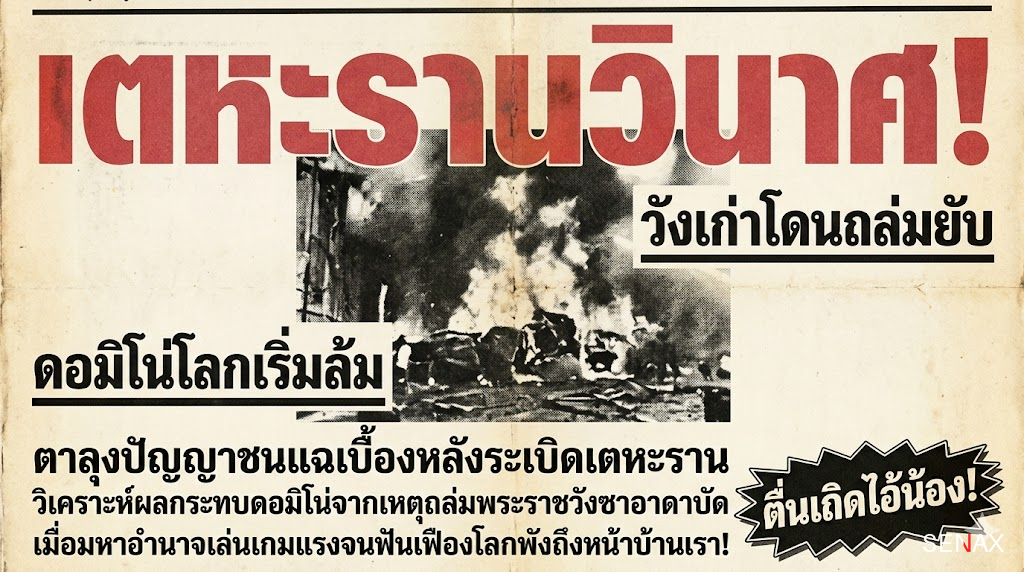 【เตหะรานไฟลุก!】ถล่มวังเขย่าบัลลังก์โลก ยิว-อิหร่านรบกันแต่เราไส้แห้ง!