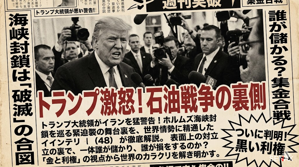【トランプ激怒】イランに超警告！石油の蛇口を巡る「血塗られたソロバン勘定」を暴く！