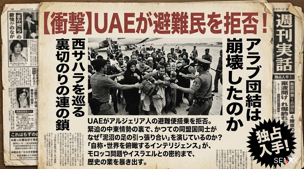 【衝撃】UAEが避難民を「空の兵糧攻め」！泥沼中東で露呈した“裏切りの連鎖”
