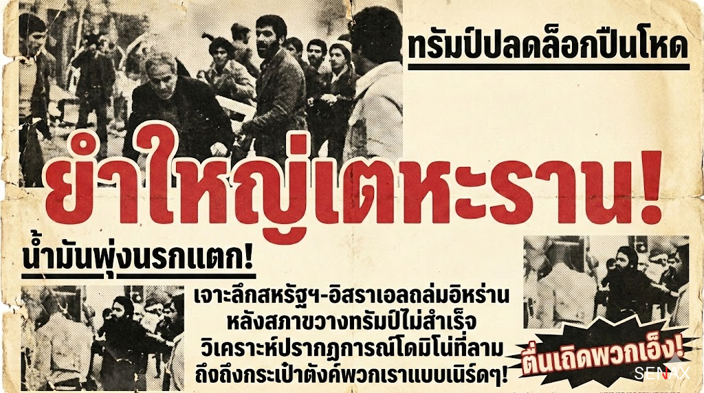 【ช็อกโลก!】มะกัน-ยิวรุมยำอิหร่าน! ทรัมป์อาละวาดน้ำมันพุ่งนรกแตก!