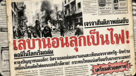 【ช็อกโลก!】อิสราเอลถล่มยับ! ทำลายโต๊ะเจรจาสหรัฐ-อิหร่านพังพินาศ!