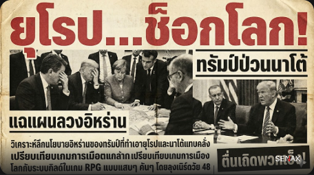 【ขยี้หัวใจนาโต้!】ทรัมป์ปั่นหัวอิหร่าน ยุโรปสะท้านโดนลากลงหลุม!